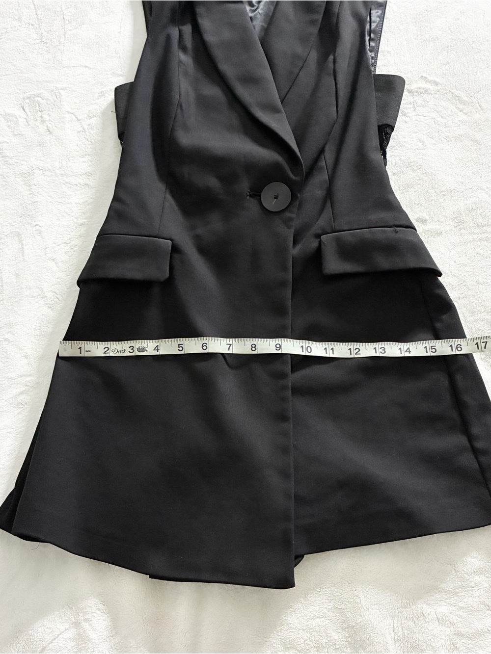 ZARA Black Suit Romper - Picture 4 of 6